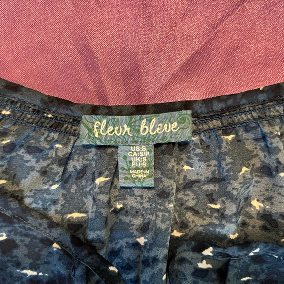 Women’s Small Blouse Lot - Loft and Fluer Bleue - Picture 3 of 5